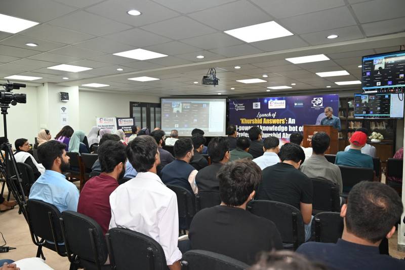'Khurshid Answers'- an AI knowledge bot based on Professor Khurshid Ahmad's scholarly works launched