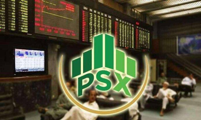 PSX tumbles 323 points after touching record high
