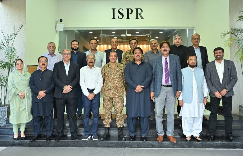 CPNE delegation praises ISPR's role in 'War of Truth'
