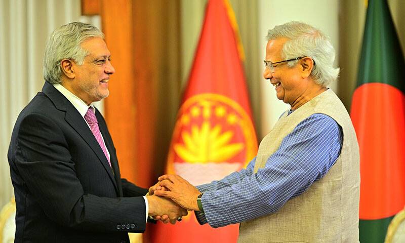 Deputy PM Dar meets Bangladesh’s Yunus, discusses revival of bilateral ties