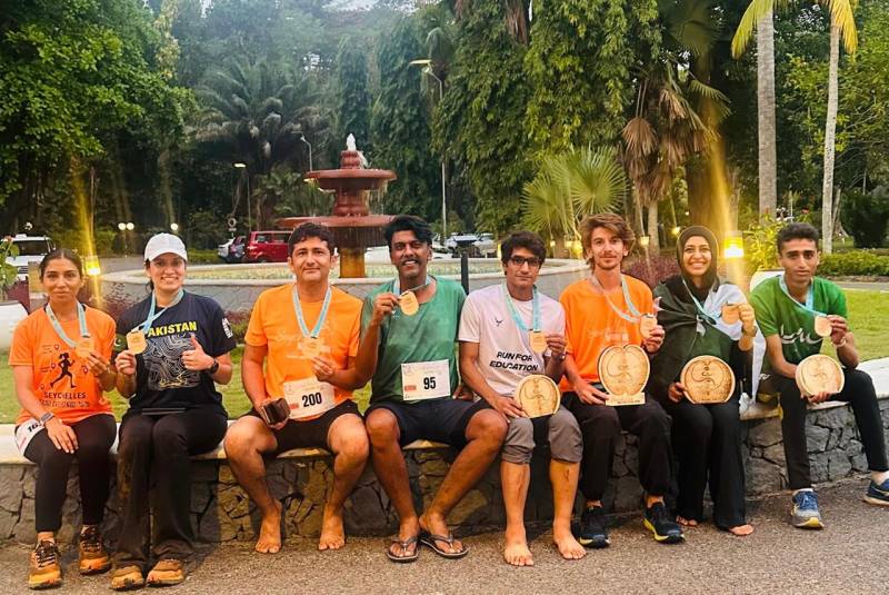 Pakistani runners shine at Seychelles Nature Trail Challenge 2025