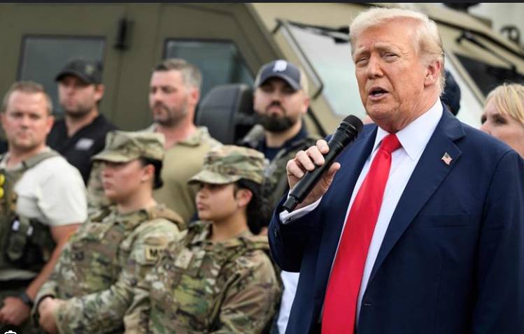 Trump clashes with Democrats as he expands National Guard plans
