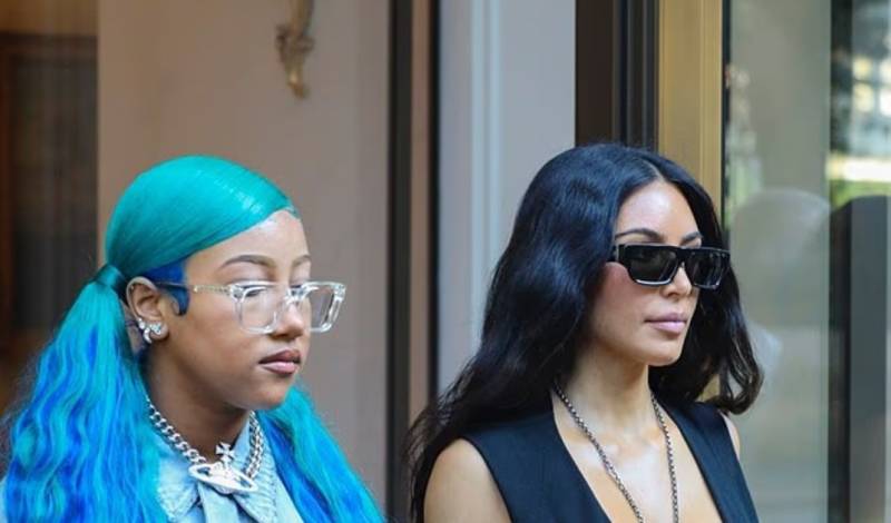 Kim Kardashian's daughter North West turns heads follow in mother's footsteps