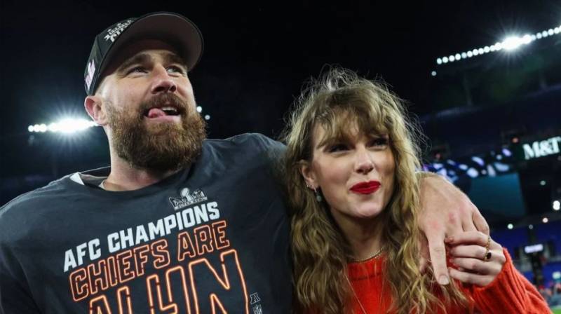 Taylor Swift and Travis Kelce announce engagement in romantic garden proposal