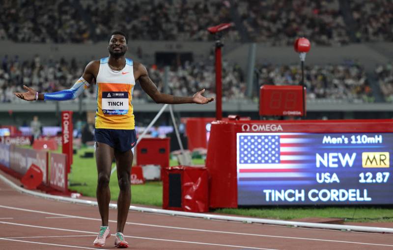 Football's loss as hurdles sensation Tinch eyes Tokyo worlds