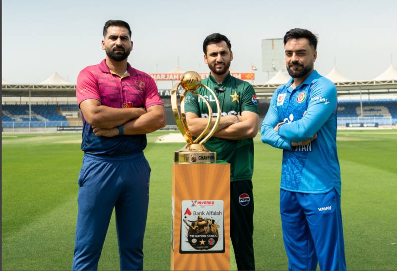 Tri-Nation Series trophy unveiled, Pak-Afghan teams to clash tomorrow