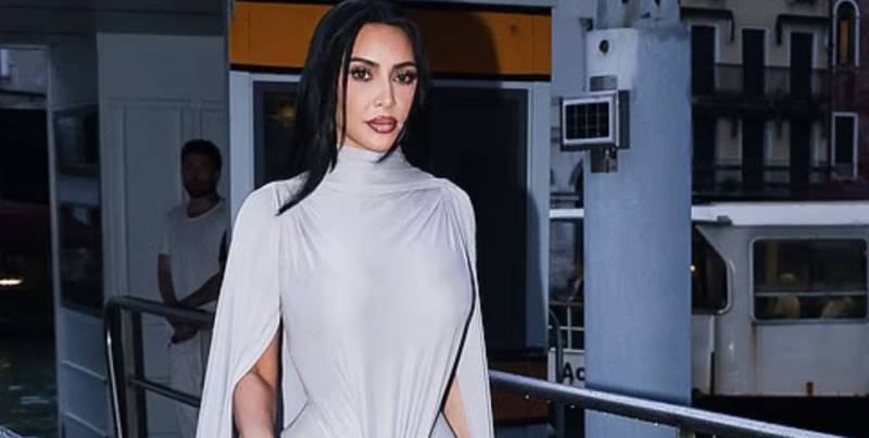 Kim Kardashian turns heads in a bold Maison Margiela look at Venice event