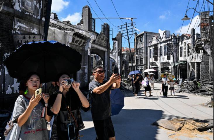 Nanjing massacre film set becomes China school holiday hotspot