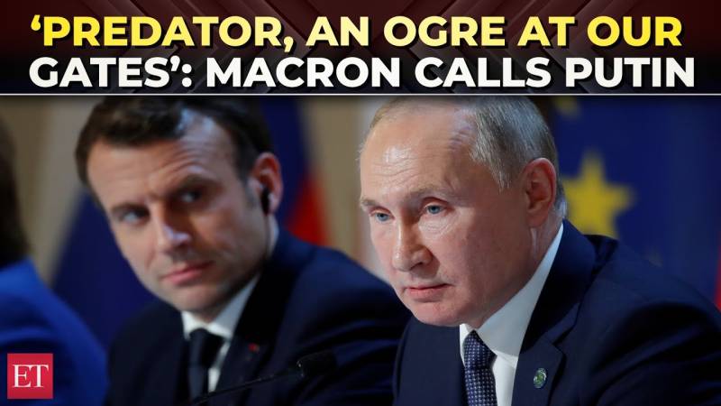 Russia hits out at Macron for calling Putin 'ogre'