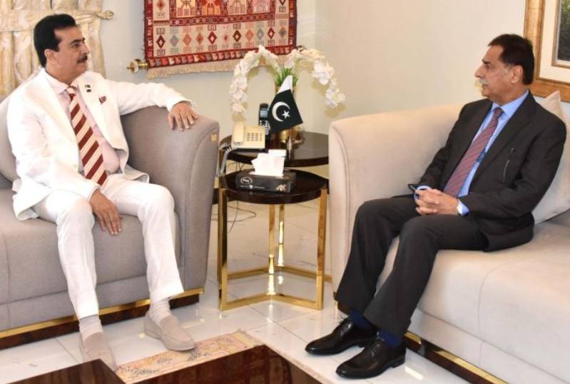 Gilani, Ayaz Sadiq discuss parliamentary cooperation