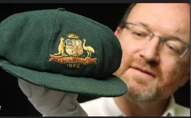 Bradman 'baggy green' cap won during 1946-47 Ashes sells for $287,000