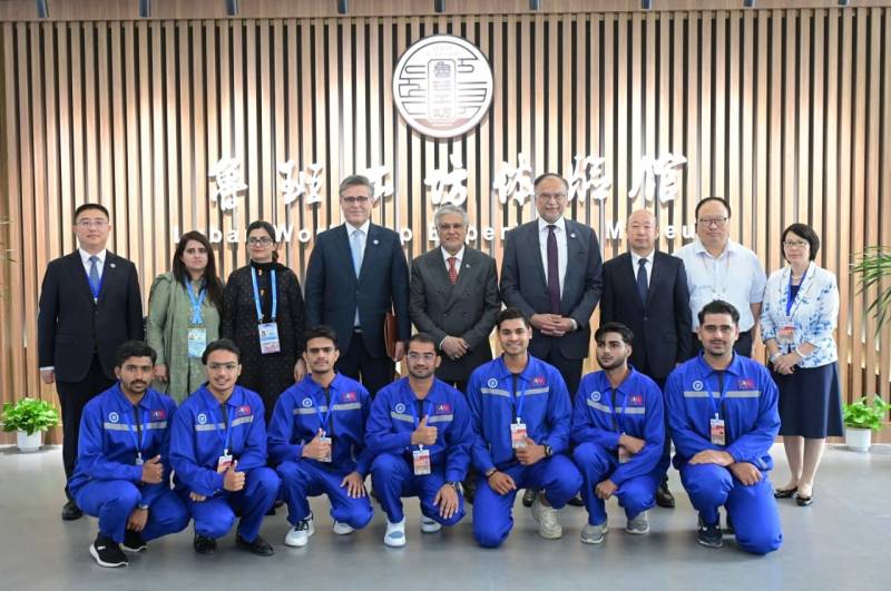 Deputy PM Ishaq Dar visits Luban Workshop in Tianjin