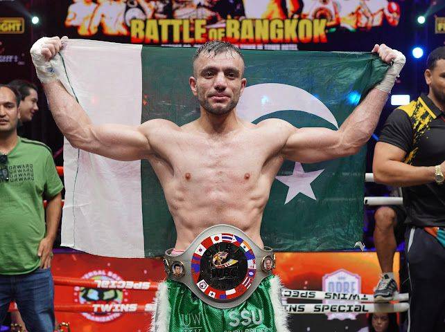 Usman Wazeer wins WBC Silver Welterweight title, dedicates victory to flood victims