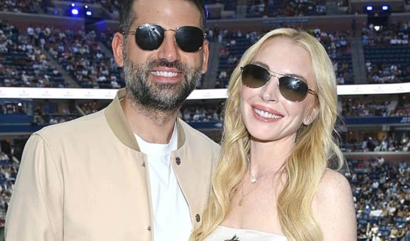 Lindsay Lohan glows at US Open date night with Bader Shammas