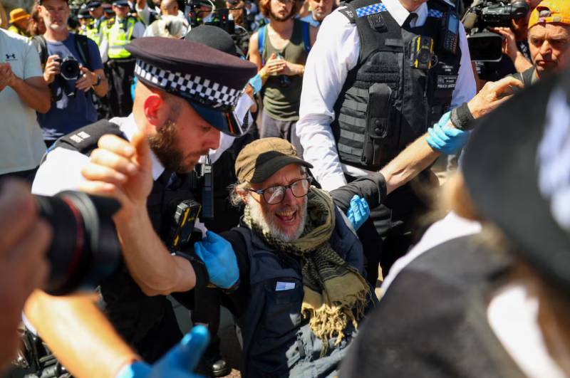 Critics of Palestine Action ban say 'key' figures arrested