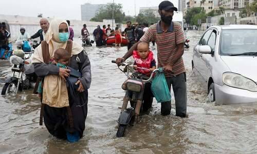 Rains paralyse life from Khyber to Karachi 