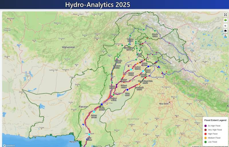 NDMA issues alert for heavy flood in Chenab river; residents urged to evacuate risk areas