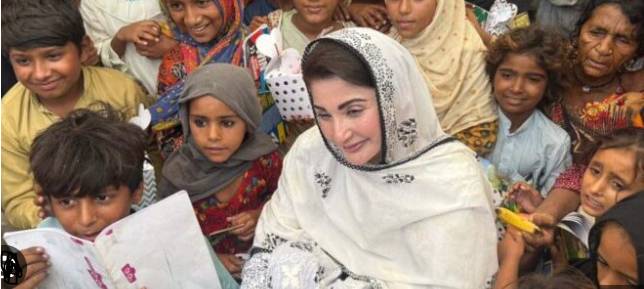 CM Maryam visits Chung flood relief camp 