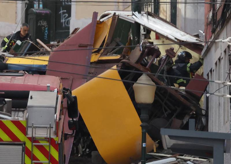 Portugal holds day of mourning as funicular train crash toll rises to 17 dead 