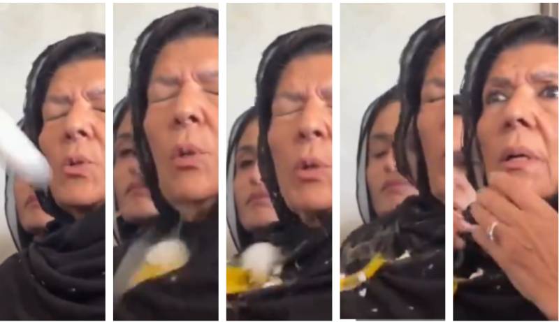 Egg attack on Aleema Khan outside jail, PTI workers smash attacker girls' car
