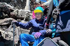 Japanese Kokichi Akuzawa sets guinness world record as oldest to climb Mount Fuji at 102