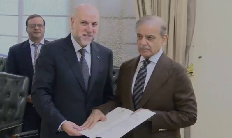 PM Shehbaz reaffirms Pakistan’s unwavering support for Palestine during meeting with Presidential Adviser