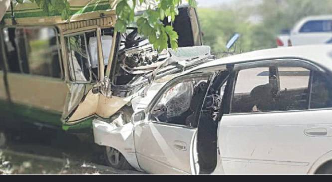 Four of family dead in Motorway accident near Khanpur