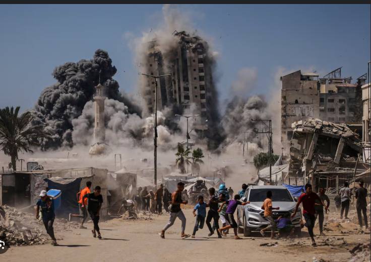 Israel army levels high-rise in Gaza City offensive