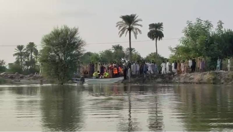 Woman, 4 children killed as boat carrying flood victims capsizes in Chenab