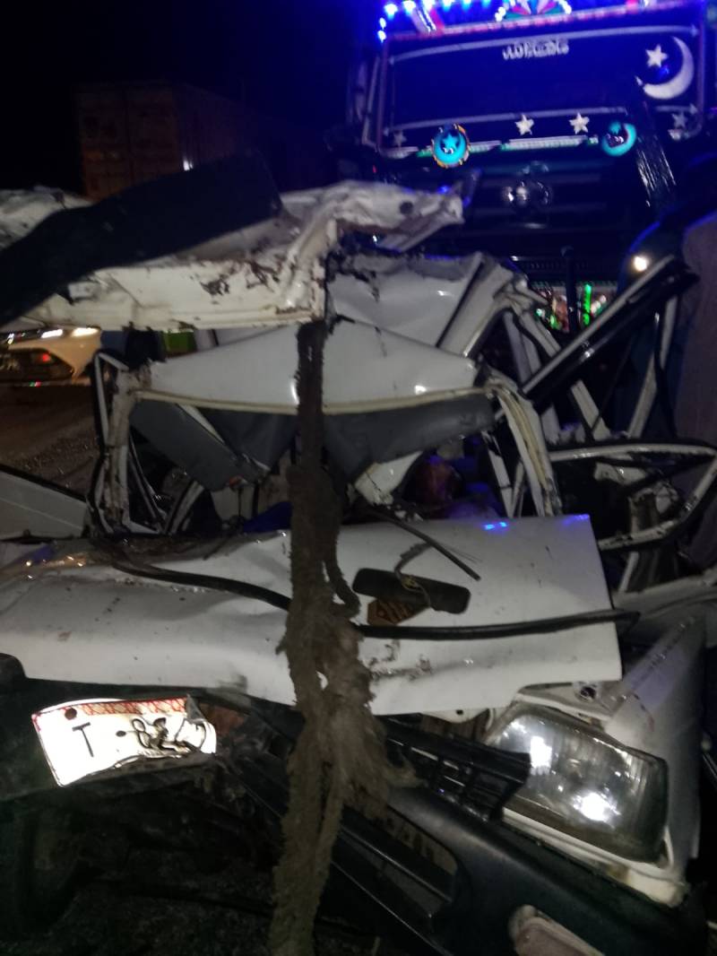 Seven members of Khairpur family, including two children, die in highway collision