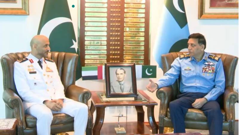 UAE Naval Chief meets PAF Air Chief, calls for deeper defence cooperation