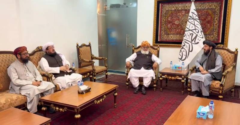 Fazl visits Afghan embassy to condole earthquake losses
