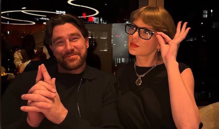 Taylor Swift supports fiancé Travis Kelce's new business