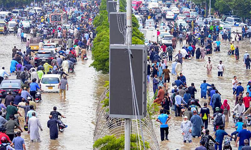 Urban flooding paralyses Karachi: Schools shut, more rain predicted 