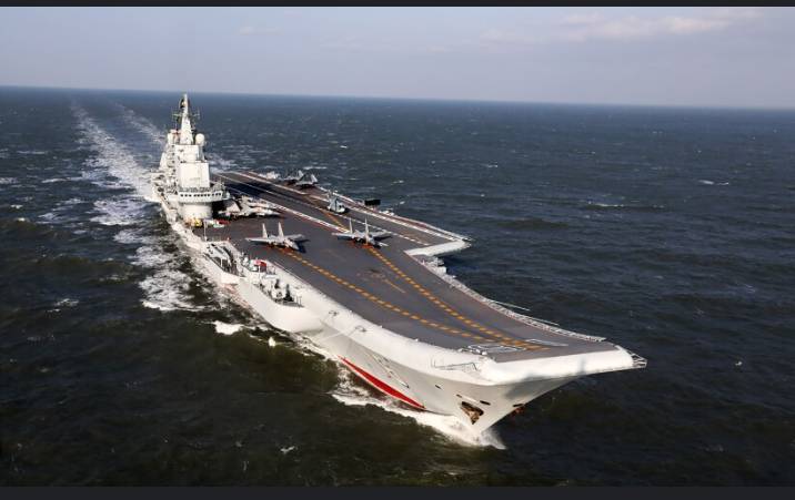 China says newest aircraft carrier sailed through Taiwan Strait