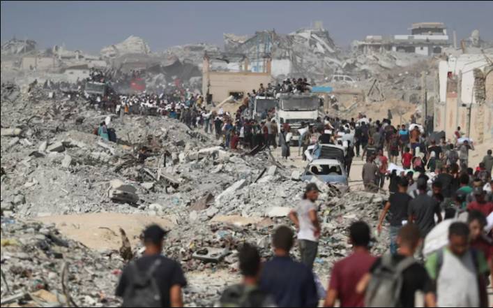 Israel army says 250,000 left Gaza City since stepping up operations