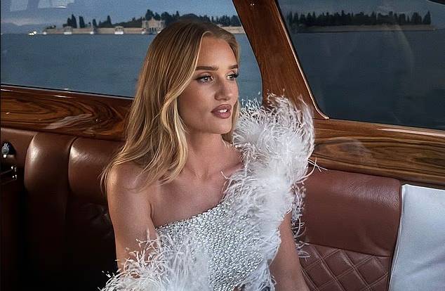 Rosie Huntington-Whiteley stuns with Gemma Chan on glamorous boat ride