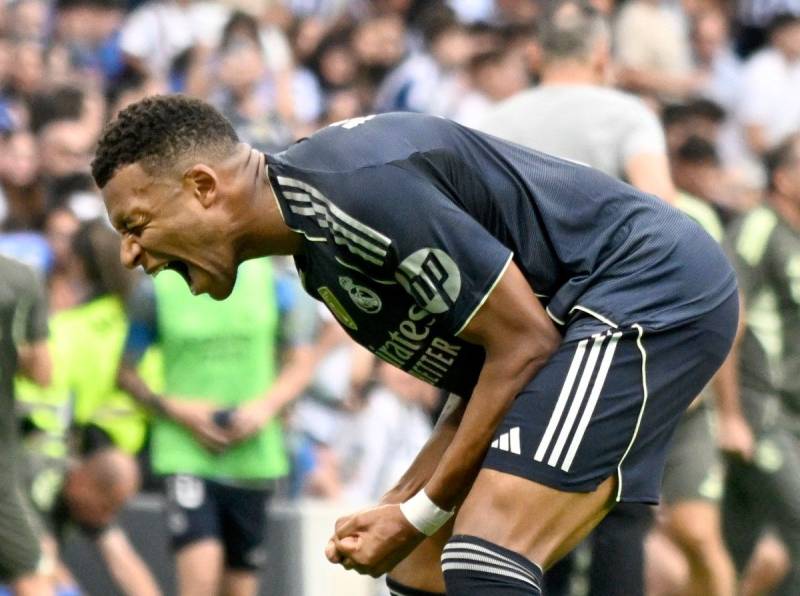 Mbappe shines as 10-man Real Madrid defeat Real Sociedad