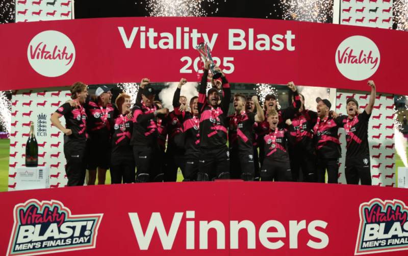 Smeed the hero as Somerset win English T20 Blast final with record chase