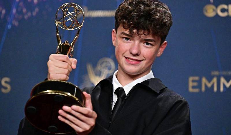 Owen Cooper becomes youngest to win Emmy for his role in Adolescence