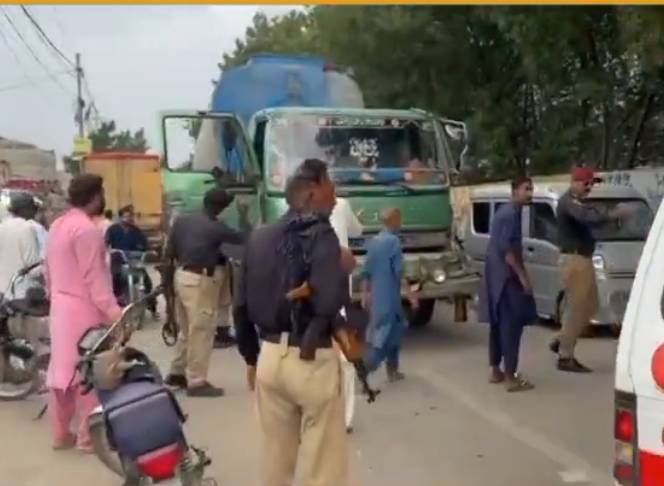 Woman, son crushed to death by water tanker in Karachi