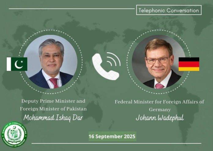 Pakistan, Germany FMs exchange views on regional, global issues