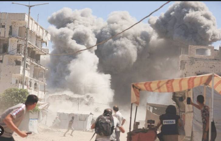 Heavy bombing in Gaza City after Rubio backs Israel
