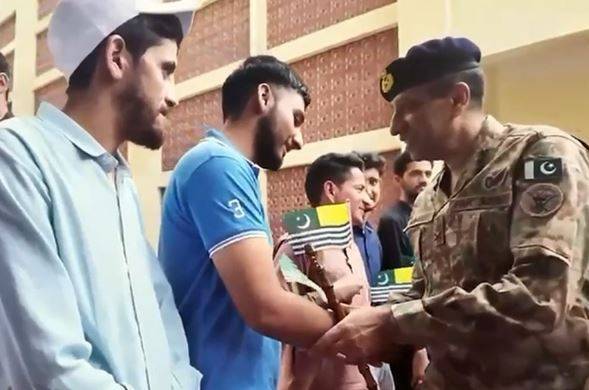 DG ISPR visits educational institutions of AJK