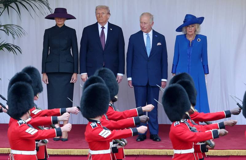 King gives Trump royal welcome on UK state visit