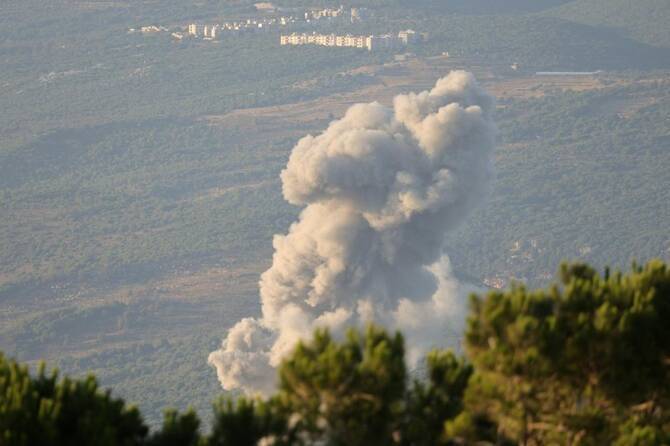 Israeli army strikes three towns in south Lebanon