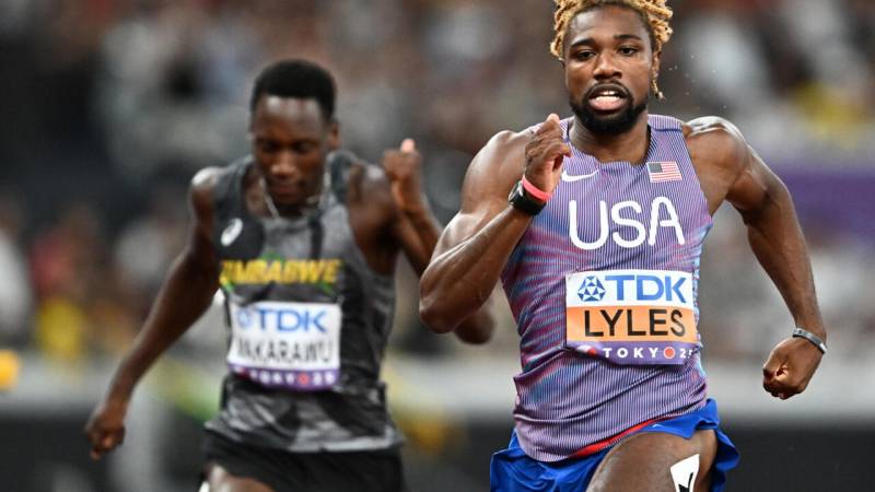 Lyles, Tebogo sail into world 200m final but Gout out