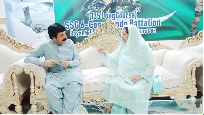 Punjab governor visits families of Major Adan, Captain Taimur