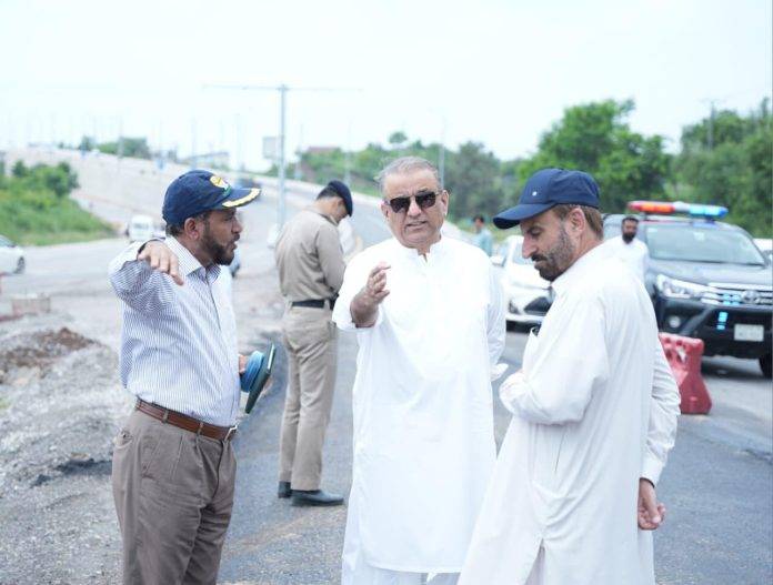 Minister displeased over delay in Murree Expressway renovation work