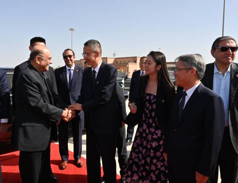 President Zardari departs to Pakistan